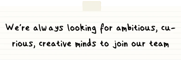 Join Our Team - Image Overlay